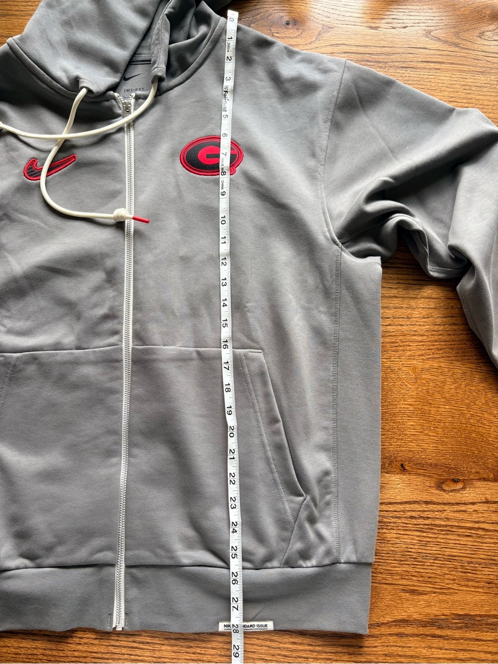 New without tags Nike Georgia Bulldogs Gray Full-Zip Hoodie-Mens Large- 2024 - Picture 14 of 15